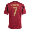 Tenue Enfant Belgique De Bruyne 7 Domicile UEFA Euro 2024 (+ Short)